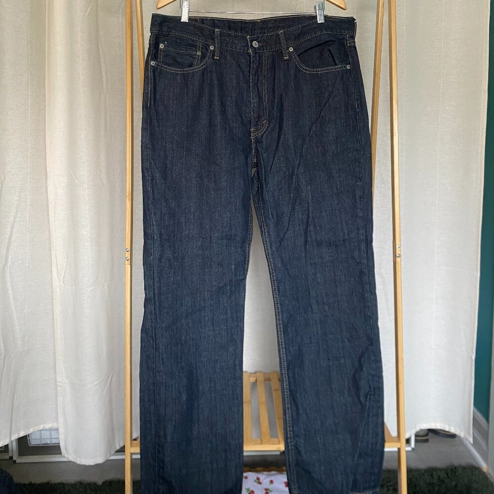 NWOT indigo wash wide-leg Levis